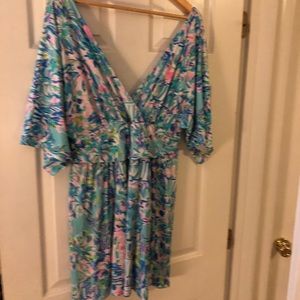 Lilly Pulitzer Romper… Blue Ibiza Cabana cocktail